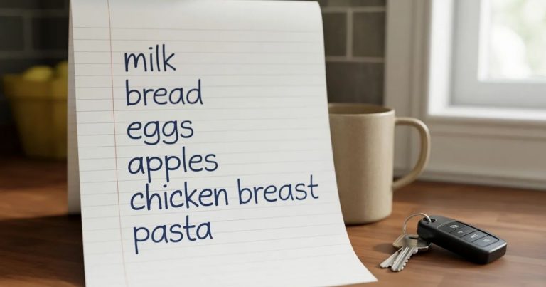 A Simple Grocery List That Actually Works for Easy Meals All Week